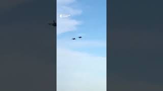 Ukrainian pilots flying on F 16s over Romania