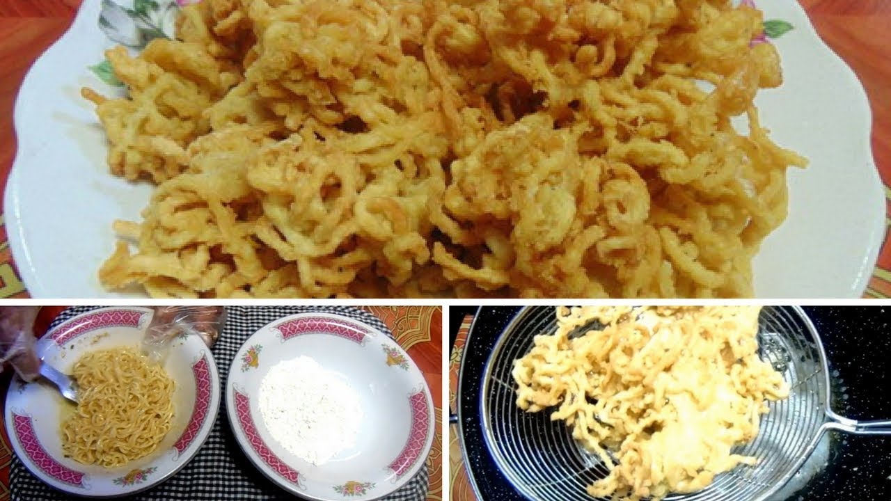 Cara Membuat Mie Instan Telur Crispy 3 Bahan Saja