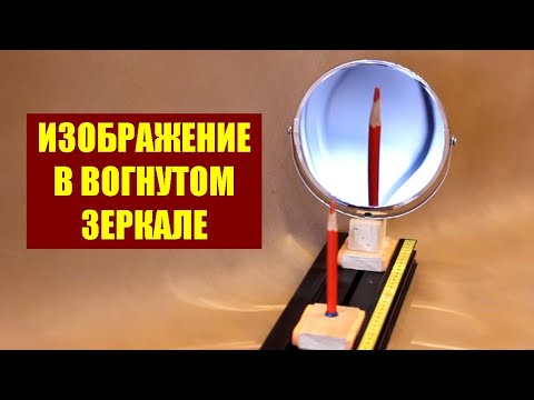 Изображение в вогнутом зеркале