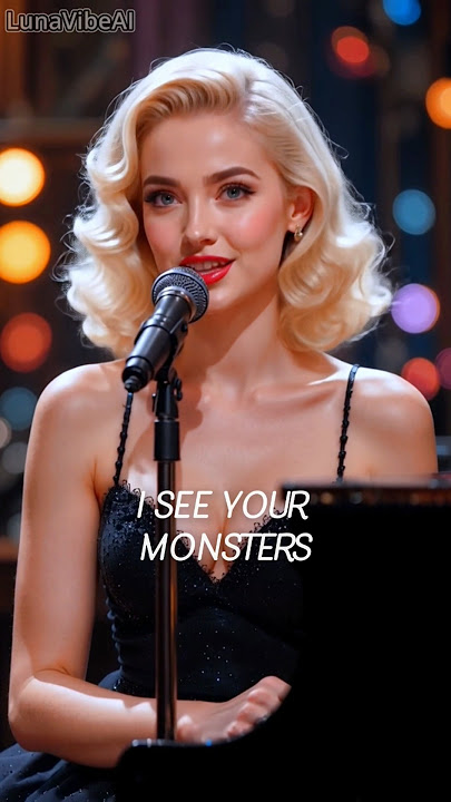 I see your Monsters Lyrics - Katie Sky #lyricsvideo #englishlyrics #LunaVibeAI