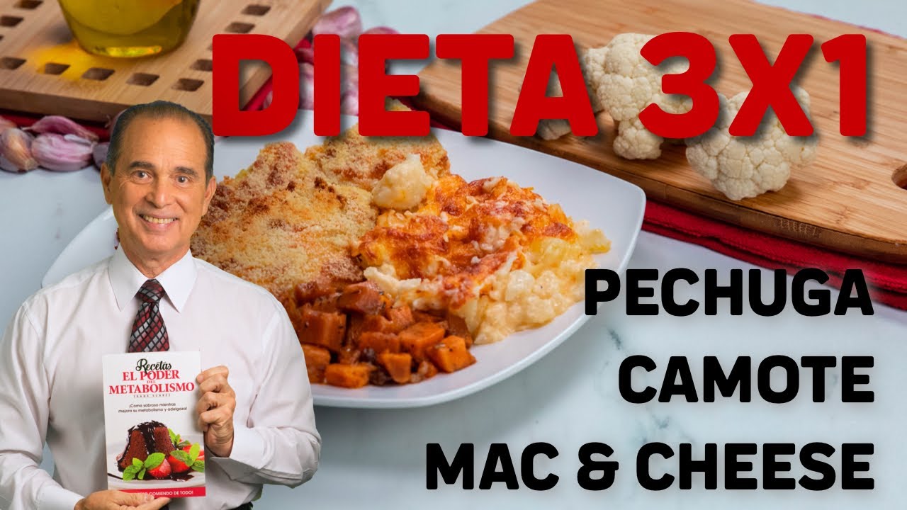 Receta Dieta 3x1 Pechuga Sabrosa con Camote y 