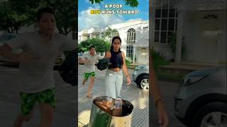 Kind Girl Helps Poor Boy’s Dream Come True. 🌈💁#shorts #short