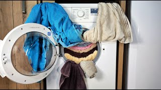 Experiment - Wet Towels Overloading on Service Mode - Washing Machine