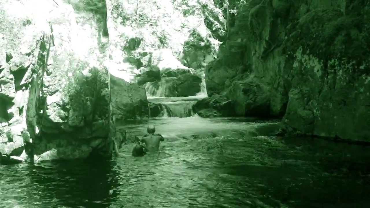 Swimming at Grouse Creek Falls - YouTube