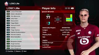 LILLE 2023/2024 Full Facepack PES 2021-SPFL2023