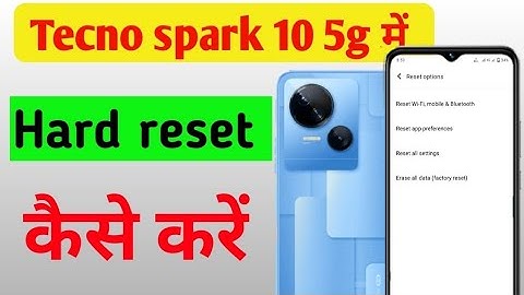 Tecno spark 10 5g me hard reset kaise kare / how to hard reset in tecno spark 10 5g me ///