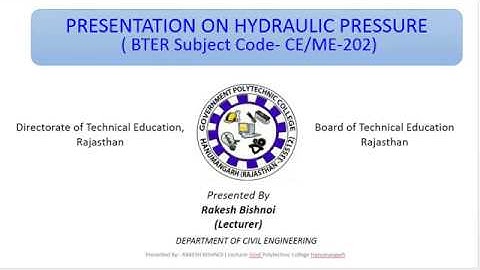 6 ME202 2 6 1 manometer numericals By Rakesh Bishnoi GPC Hanumangarh