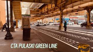Exploring Chicago's West Side | CTA Pulaski Green Line Station | FITMINDS CHICAGO