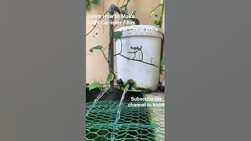 Best and Cheap DIY Canister filter #aquarium #canisterfilter #diy #diycanisterfilter #subscribe