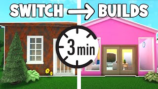 Bloxburg But We SWITCH BUILDS Every 3 MINUTES