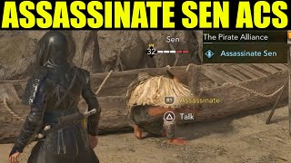 How to "Assassinate sen" Assassins Creed Shadows | The Pirate Alliance