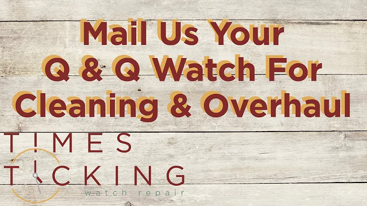 Q & Q Watch Battery Replacement