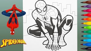 SpiderMan Homecoming Coloring Pages, Colored Superheroes | Lost Sky - Need You