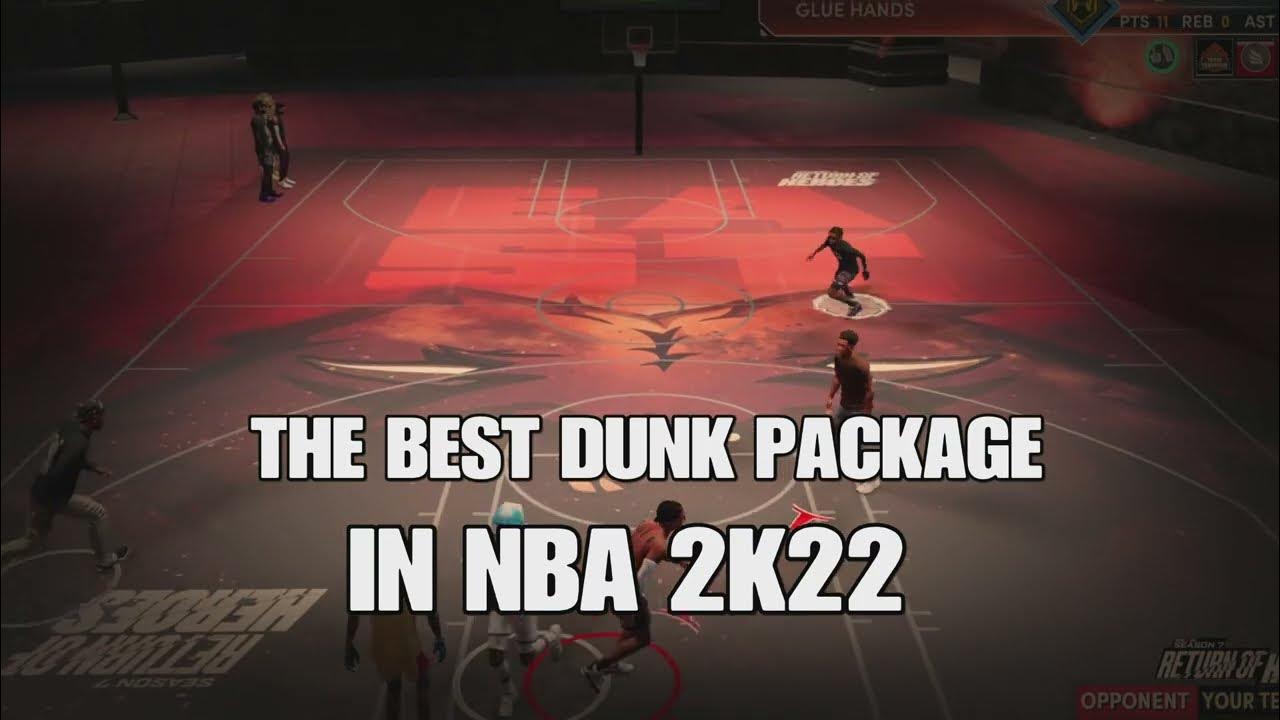 HOW TO GET CONTACT DUNKS EVERY TIME IN NBA 2K22!! BEST DUNK PACKAGE IN