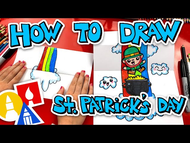 How To Draw An Irish Fairy For St. Patrick's Day ☘️ 