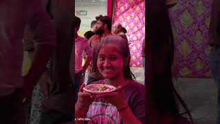 Holi celebration girls masti 2024
