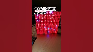 #microbit #makecode #neopixel project: #3dprinting a 16x16 led matrix #makerspace
