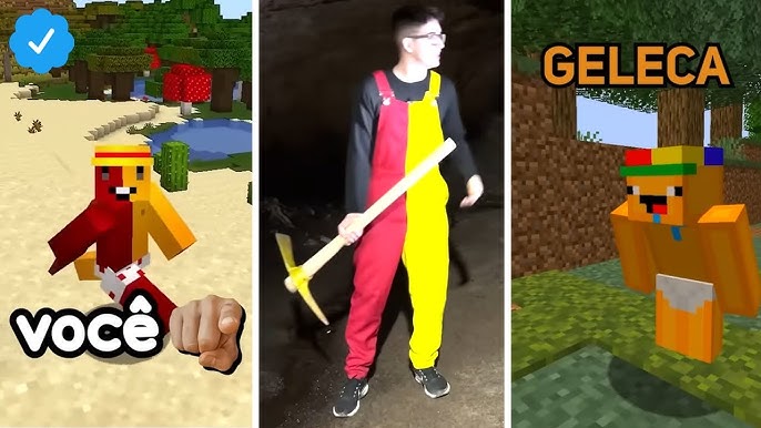 Part 1/6, GELEIA PERDEU AS CORES NO MINECRAFT #game #games #gaming #j