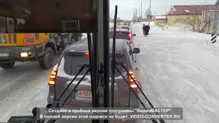 Автомобильная пробка -Нарьян-Мар (11.02.2020)
