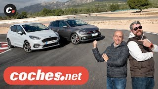 Ford Fiesta ST vs Volkswagen Polo GTI | Comparativa / Prueba / Test / Review en español | coches.net