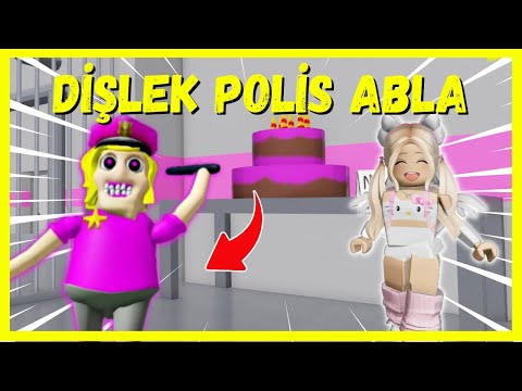 DİŞLEK POLİS ABLANIN HAPİSHANESİ👮‍♀️ROBLOX POLICE GIRL PRISON RUN