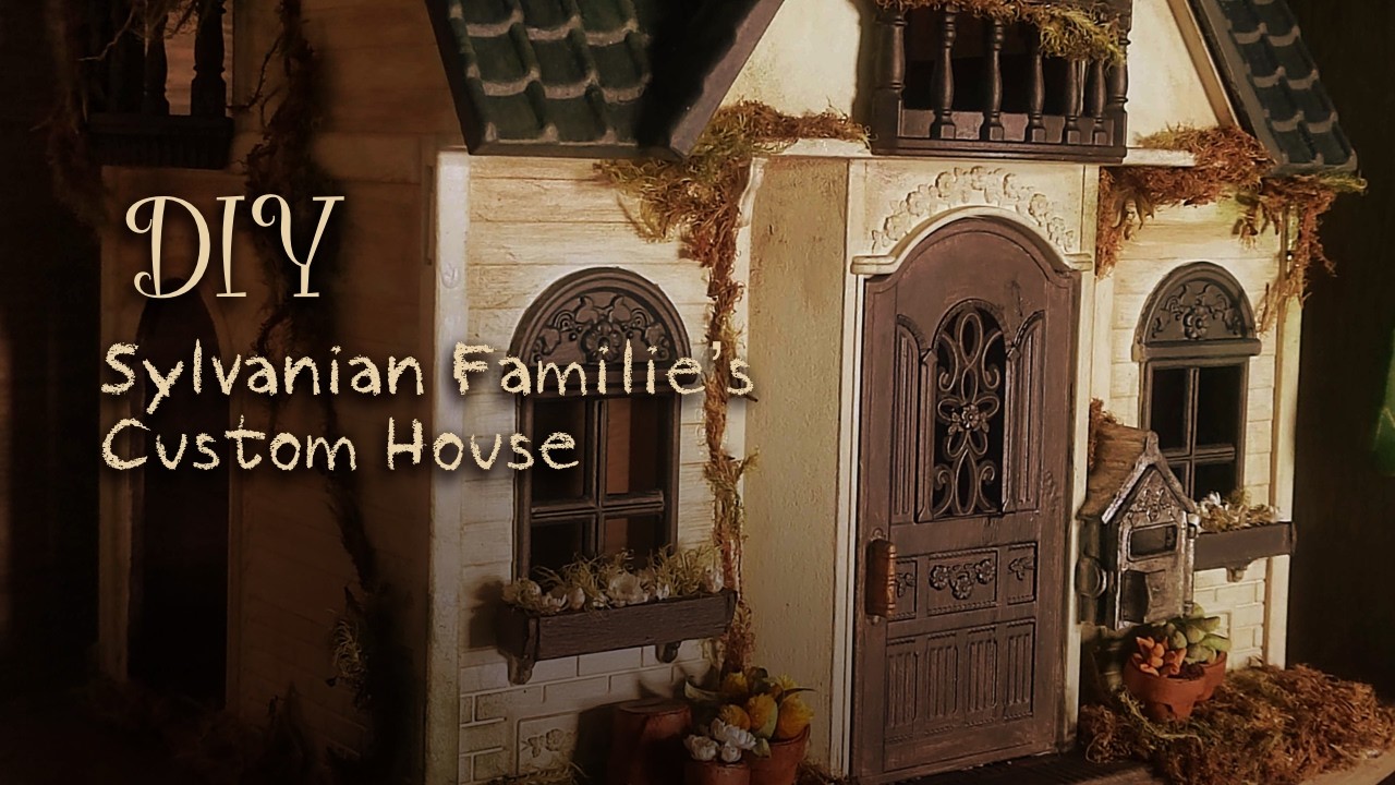 DIY 🍀 Transformando uma casinha de brinquedo em um refúgio campestre｜sylvanian families renovation