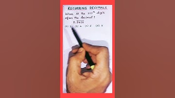 Nth digit of a recurring decimal number #shorts #trending #shortsfeed #maths