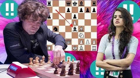 Wonderful chess game 16, Tania Sachdev vs Magnus Carlsen