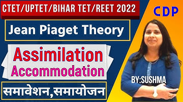 Jean Piaget Assimilation And Accommodation | CDP | CTET/UPTET/Bihar TET/REET 2022