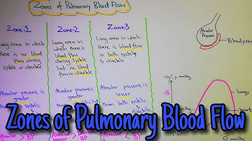 Zones of pulmonary blood flow. Chapter 39 (part 4). Guyton and hall text book of physiology.