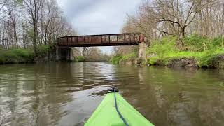 Kayaking Hennepin feeder canal: bridge 52 to 53 hahnaman rd to Jersey rd Tampico, il