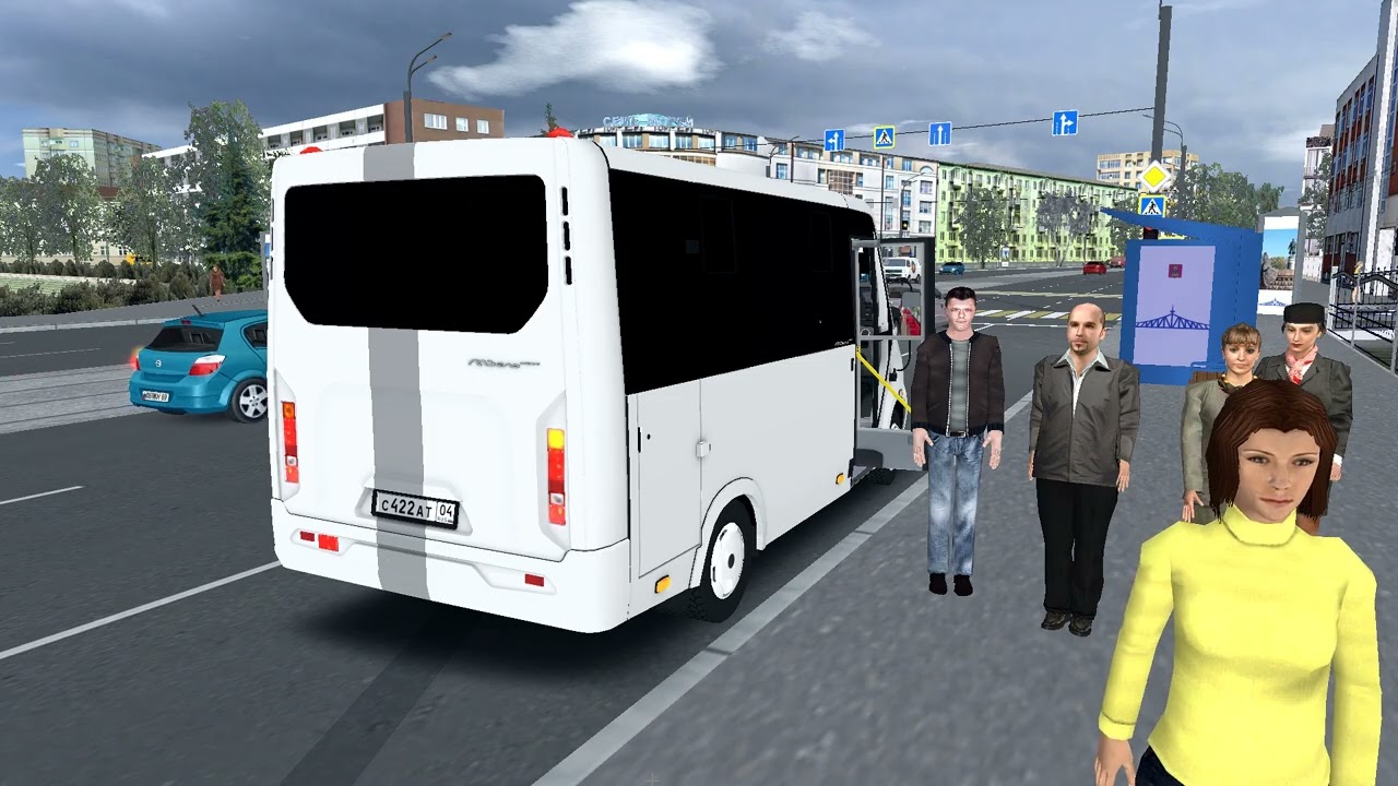 OMSI 2 | ГАЗель NEXT | утренний 23 маршрут | Карта Тверь