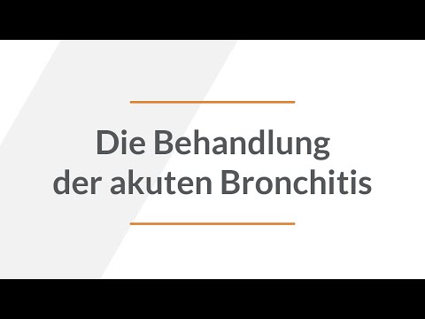 Video: Effektive Behandlung Von Bronchitis Mit Volksheilmitteln