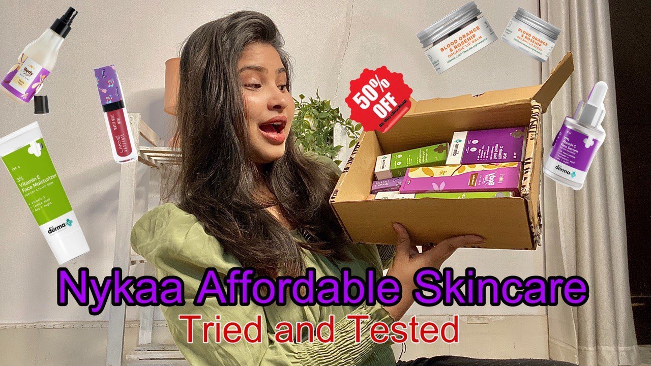 * NYKAA * Skincare Haul . | Tried and tested | affordable skincare ...