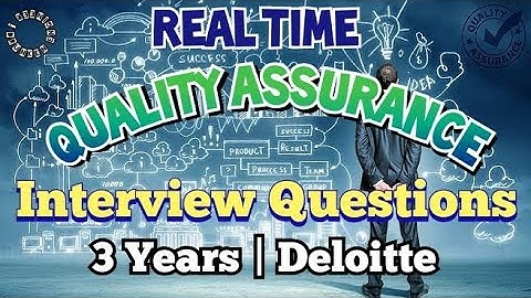 QA Interview Questions | 3 years | Automation Testing | Deloitte | Stock | Real Time