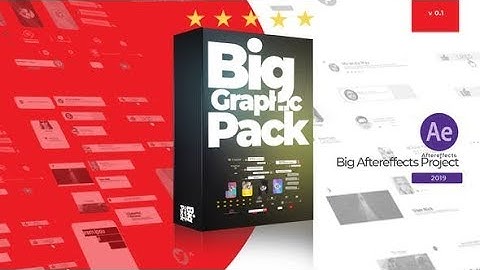 Big Graphics Pack ★ After Effects Template ★ AE Templates