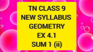 TN Samacheer 9 Maths Geometry Ex 4.1 Sum 1(ii).