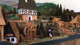 Geschnitztes Mechanisches Bergwerk Reiche Zeche Freiberg