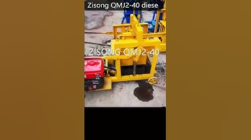 QMJ2-40 mobile block machine diesel type