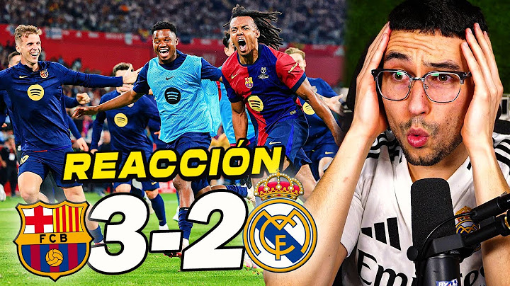 REACCIONES DE UN HINCHA al Barcelona vs Real Madrid 3-2 *QUE RABIA* | ByDiegoX10