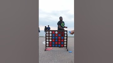 Playing Connect 4 In Public Part 1 #shorts #goodvibes