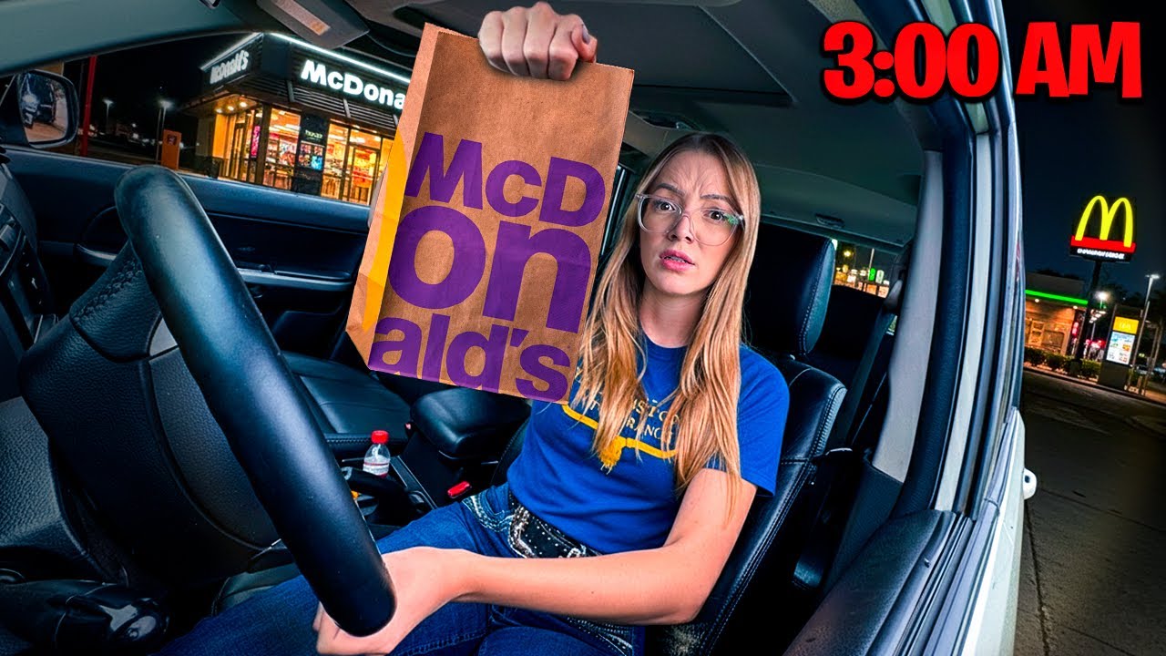 FUI NO DRIVE THRU AS 3 DA MANHÃ