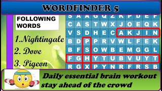 Word Finder Puzzle-5 | Theme Nature| A Delight to Solve screenshot 5