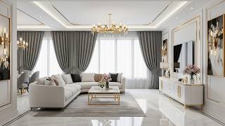 White and Gold Living Room Ideas | Modern Elegant Home Decor Inspiration White and Gold Living Room Ideas | Modern Elegant Home Decor Inspiration