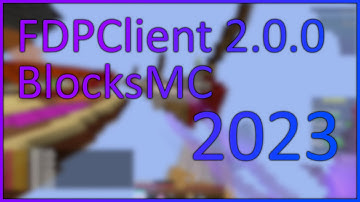 Hacking on BlocksMC with FDPClient 2.0.0 | Longjump , KillAura , Speed , Scaffold Full Sprint