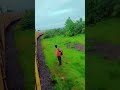 Train travel status || A curve in a railway track || #travel #train #shorts