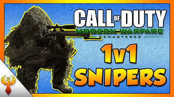 SNIPER 1V1 ON SHIPMENT! (Modern Warfare Remastered)