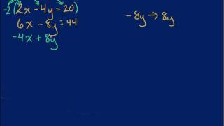 Elimination By Eliminating Y- Solving Systems of Equations (Tutor Zone)