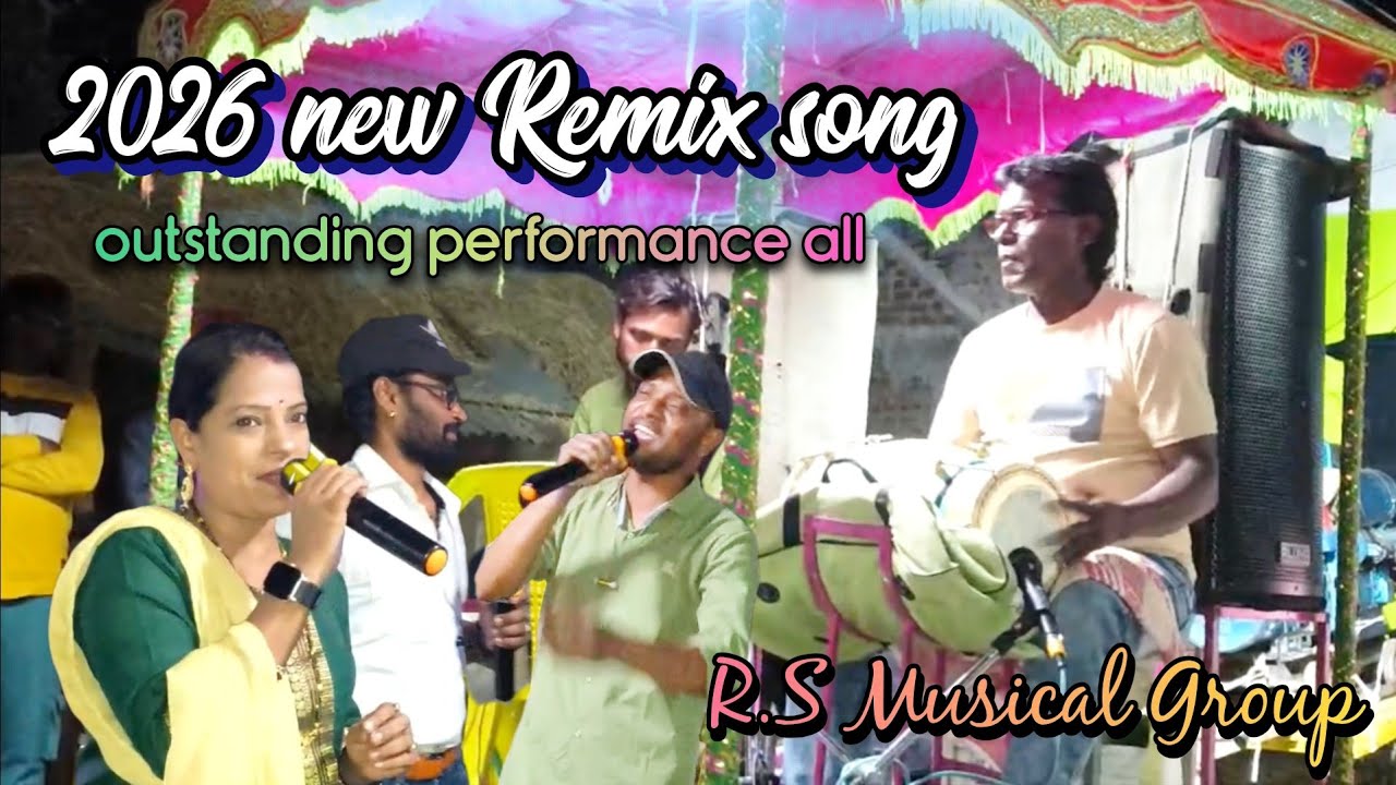 New Remix Song 2026 !! Live video song !! R.S Musical Group 