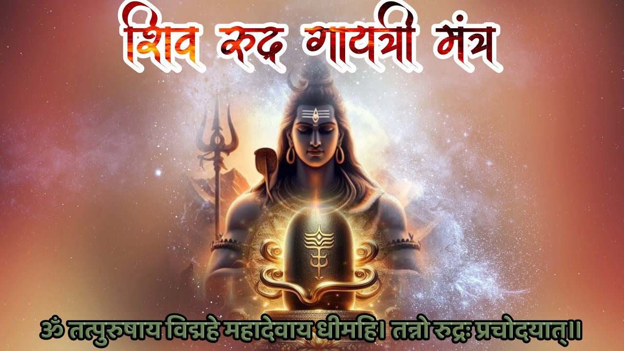 Shiva Rudra Gayatri Mantra  Close Your Eyes  Feel the STRONG ENERGY of Lord SHIVA